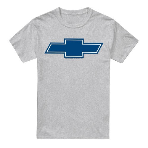 Front - Chevrolet Unisex Adult Simple Vintage Bowtie T-Shirt