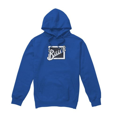 Front - Buick Unisex Adult Distressed Emblem Hoodie