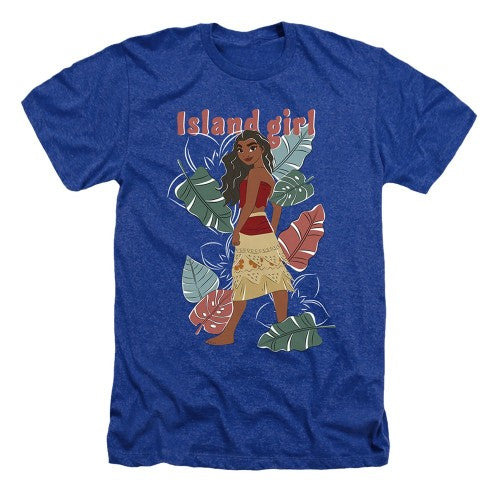 Front - Moana Womens/Ladies Island Girl T-Shirt
