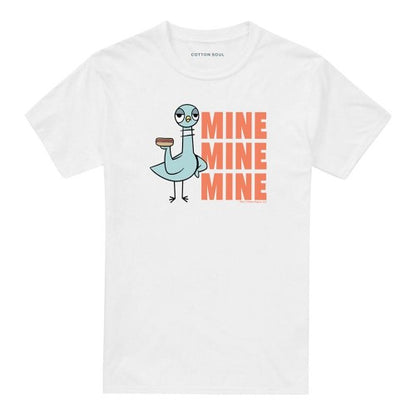 Front - The Pigeon Unisex Adult Hot Dog T-Shirt