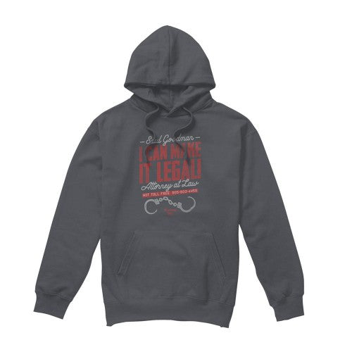 Front - Breaking Bad Unisex Adult I Can Make It Legal! Hoodie