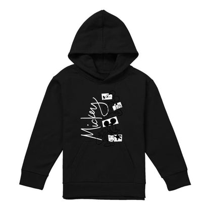 Front - Mickey Mouse Childrens/Kids Geometric Shapes Hoodie