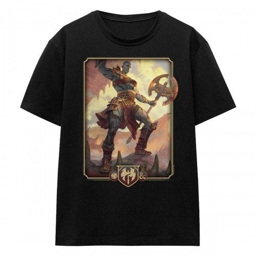 Front - Dungeons & Dragons Womens/Ladies 2024 Barbarian Key Art T-Shirt