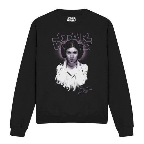 Front - Star Wars Womens/Ladies Princess Leia Portrait Sweatshirt