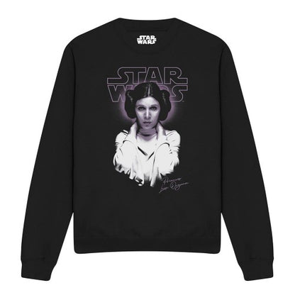 Front - Star Wars Womens/Ladies Princess Leia Portrait Sweatshirt