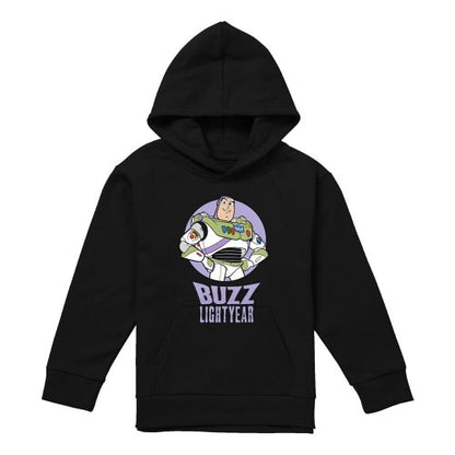 Navy - Front - Toy Story Childrens-Kids Buzz Lightyear Pullover Hoodie