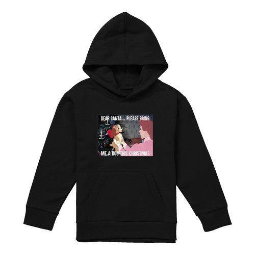 Front - Lady And The Tramp Childrens/Kids Dog For Christmas Hoodie