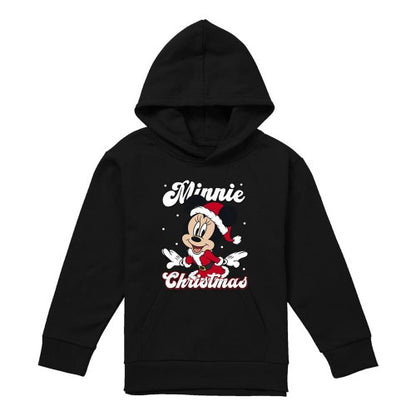 Front - Mickey Mouse Childrens/Kids Santa Christmas Hoodie