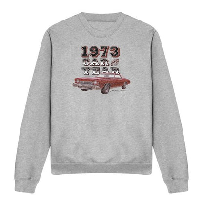 Front - Chevrolet Unisex Adult Car Of The Year Heather Sweatshirt