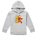 Front - Marvel Childrens/Kids Iron Man Cute 5th Birthday Hoodie