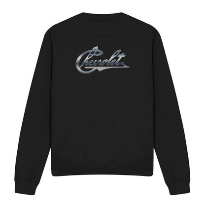 Front - Chevrolet Unisex Adult Vintage Logo Sweatshirt
