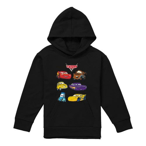 Front - Cars Childrens/Kids Characters Hoodie