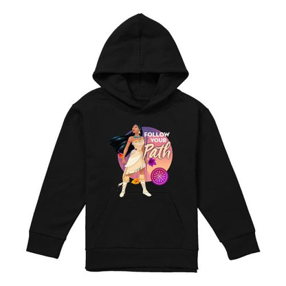 Front - Pocahontas Childrens/Kids Follow Your Path Hoodie