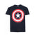 Front - Captain America Boys Shield T-Shirt