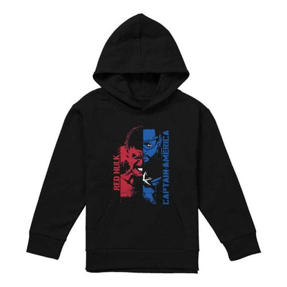 Front - Captain America Childrens/Kids Hulk Graffiti Pull Over Hoodie