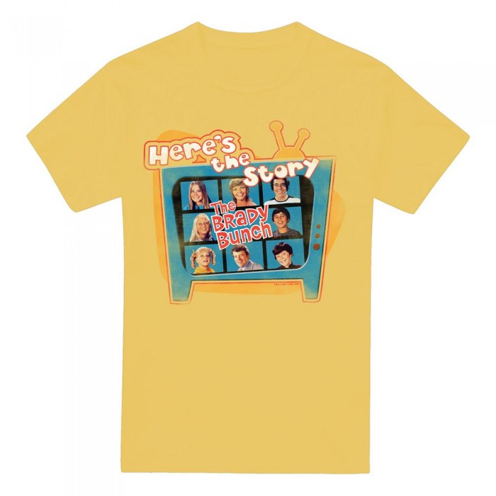 Front - The Brady Bunch Unisex Adult Heres The Story T-Shirt