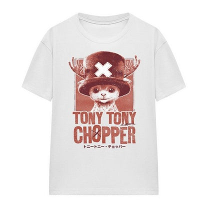 Front - One Piece Womens/Ladies Tony Tony Chopper Tonal T-Shirt