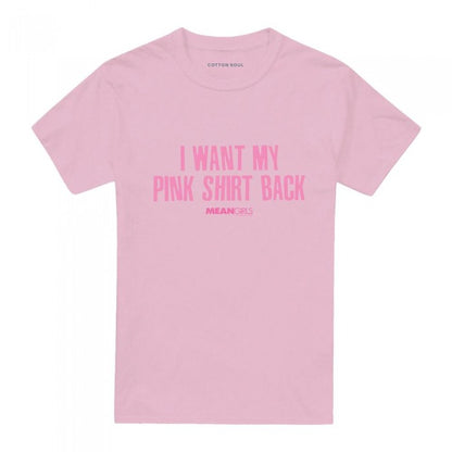 Front - Mean Girls Unisex Adult I Want My Shirt Back T-Shirt
