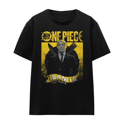 Front - One Piece Womens/Ladies Sanji Etched T-Shirt