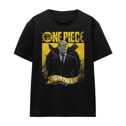 Front - One Piece Womens/Ladies Sanji Etched T-Shirt