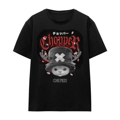 Front - One Piece Womens/Ladies Tony Tony Chopper Metal T-Shirt