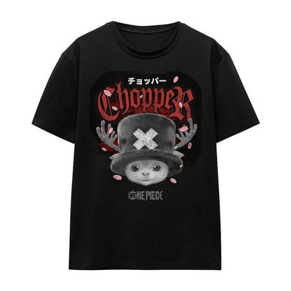 Front - One Piece Womens/Ladies Tony Tony Chopper Metal T-Shirt