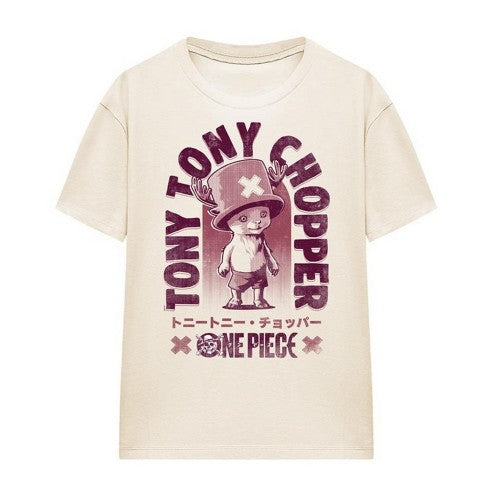 Front - One Piece Womens/Ladies Tony Tony Chopper Tonal T-Shirt