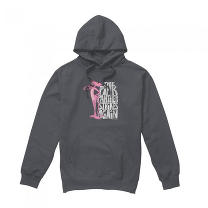 Front - Pink Panther Unisex Adult Strikes Again Hoodie
