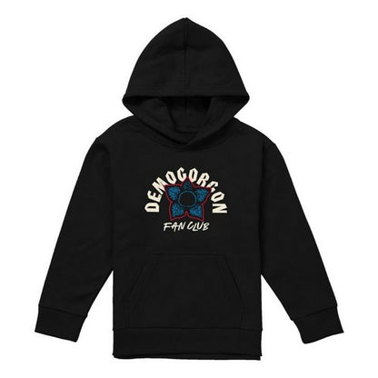 Front - Stranger Things Childrens/Kids Fan Club Demogorgon Pullover Hoodie