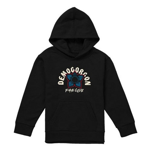 Front - Stranger Things Childrens/Kids Fan Club Demogorgon Pullover Hoodie