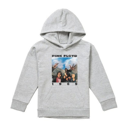 Front - Pink Floyd Childrens/Kids 1969 Group Shot Heather Hoodie