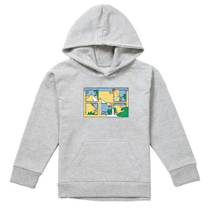 Front - Pink Floyd Childrens/Kids Pyramids Heather Hoodie