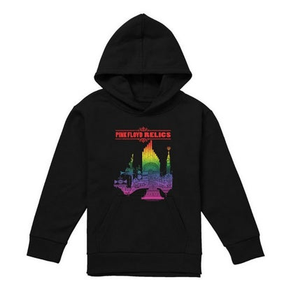 Front - Pink Floyd Childrens/Kids Bright Relics Hoodie