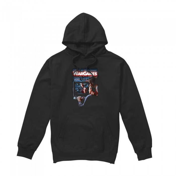 Front - WarGames Unisex Adult Poster Hoodie