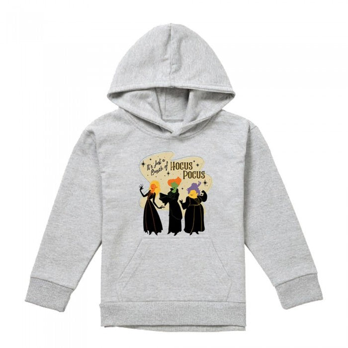 Front - Hocus Pocus Childrens/Kids Just A Bunch Of Hocus Pocus Sanderson Sisters Heather Hoodie