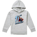 Front - Marvel Childrens/Kids Thor Heather 11th Birthday Hoodie