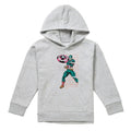 Front - Captain America Childrens/Kids Emerge Heather Pull Over Hoodie