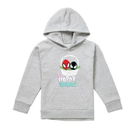 Front - Spider-Man Childrens/Kids Hoppy Spring Hoodie