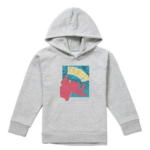 Front - Spider-Man Childrens/Kids Thwip Panel Heather Hoodie