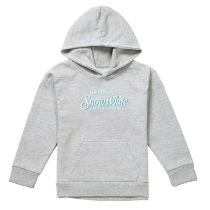 Front - Snow White And The Seven Dwarfs Childrens/Kids Logo Heather Hoodie