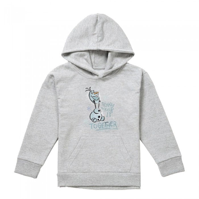 Front - Frozen Childrens/Kids Trying To Keep It Together Olaf Heather Pullover Hoodie