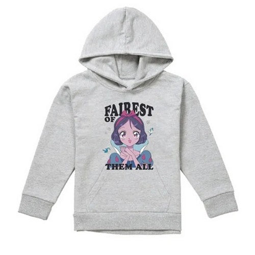 Front - Snow White Childrens/Kids Fairest Of Them All Heather Hoodie