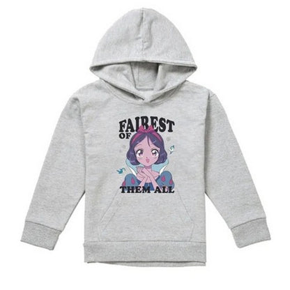 Front - Snow White Childrens/Kids Fairest Of Them All Heather Hoodie