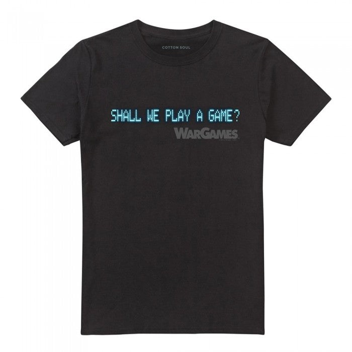 Front - WarGames Unisex Adult Shall We Play A Game? T-Shirt