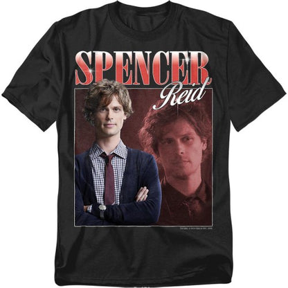 Front - Criminal Minds Unisex Adult Spencer Reid T-Shirt