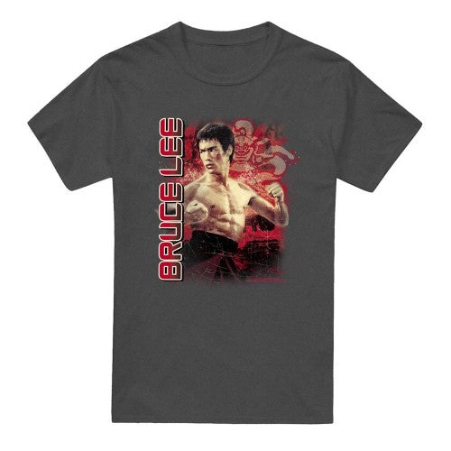 Front - Bruce Lee Unisex Adult Fury T-Shirt