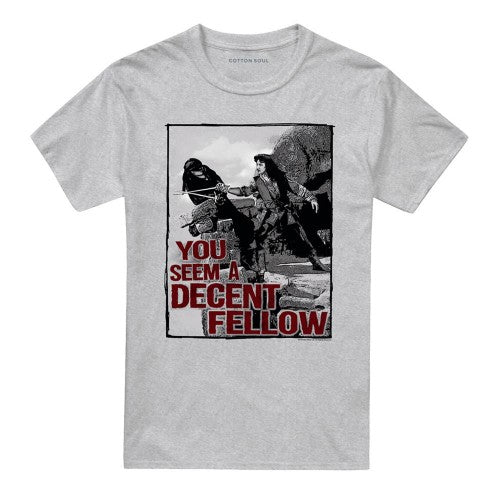 Front - The Princess Bride Unisex Adult Fellow Heather T-Shirt