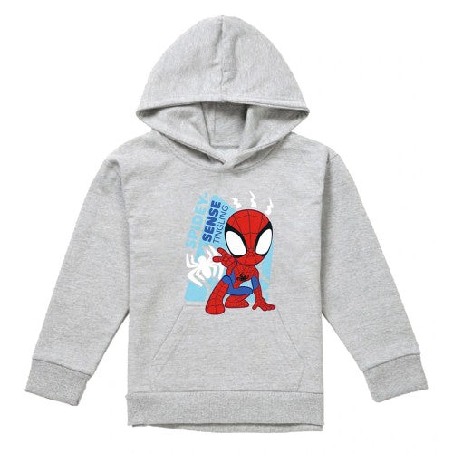 Front - Spidey And His Amazing Friends Childrens/Kids Spidey Senses Pull Over Hoodie