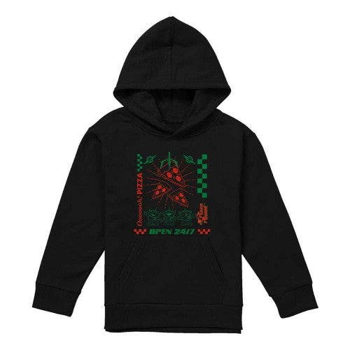 Front - Toy Story Childrens/Kids Pizza Planet Aliens Hoodie