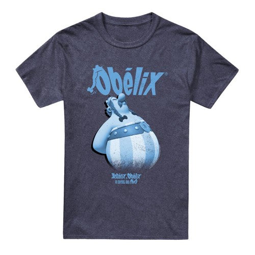 Front - Asterix Unisex Adult Grump Heather T-Shirt